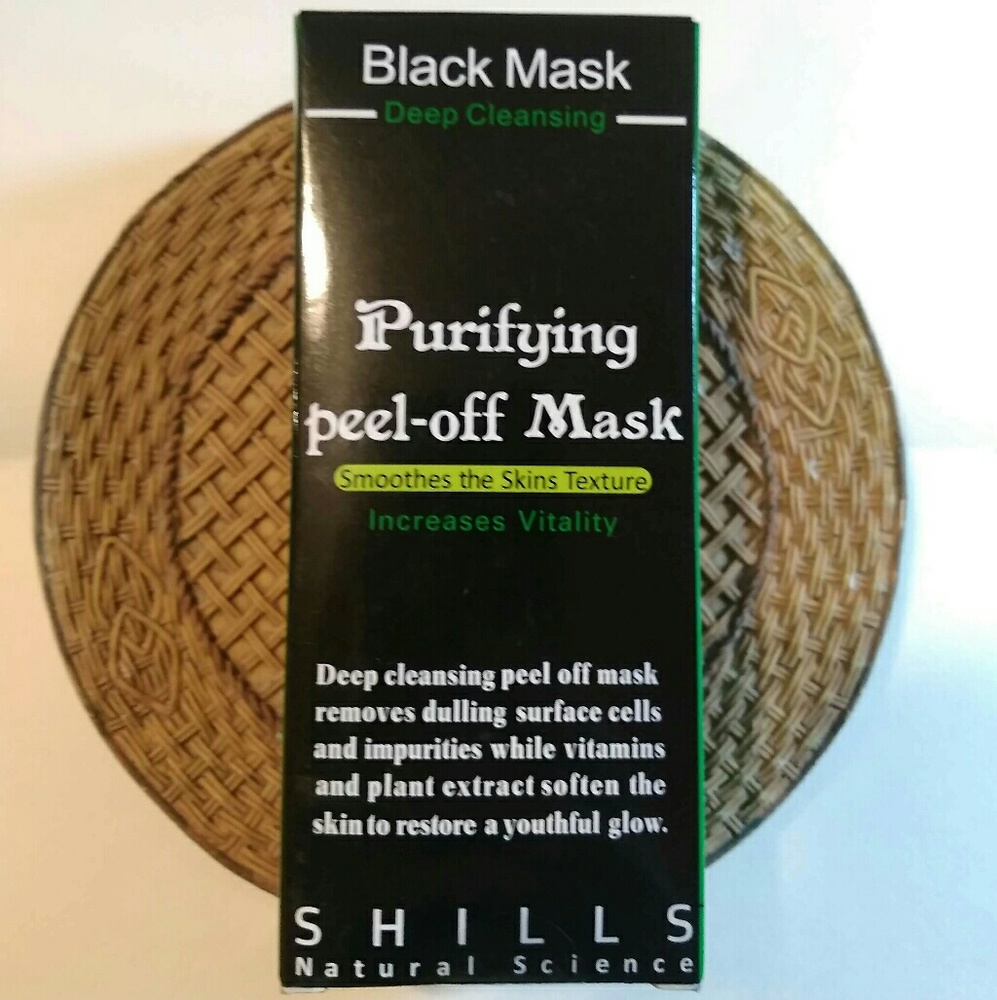Black peel off mask